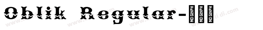 Oblik Regular字体转换 Oblik Regular字体转换